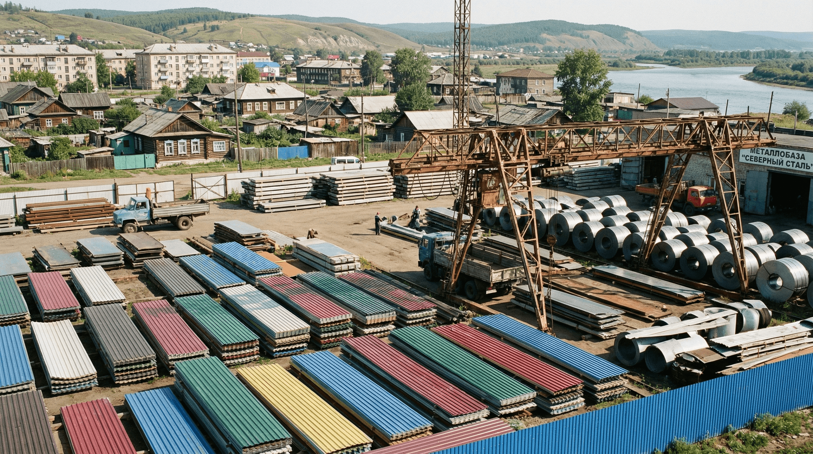 Металлобаза Елань Волгоградская — металлопрокат, профнастил, металлочерепица, листовой металл