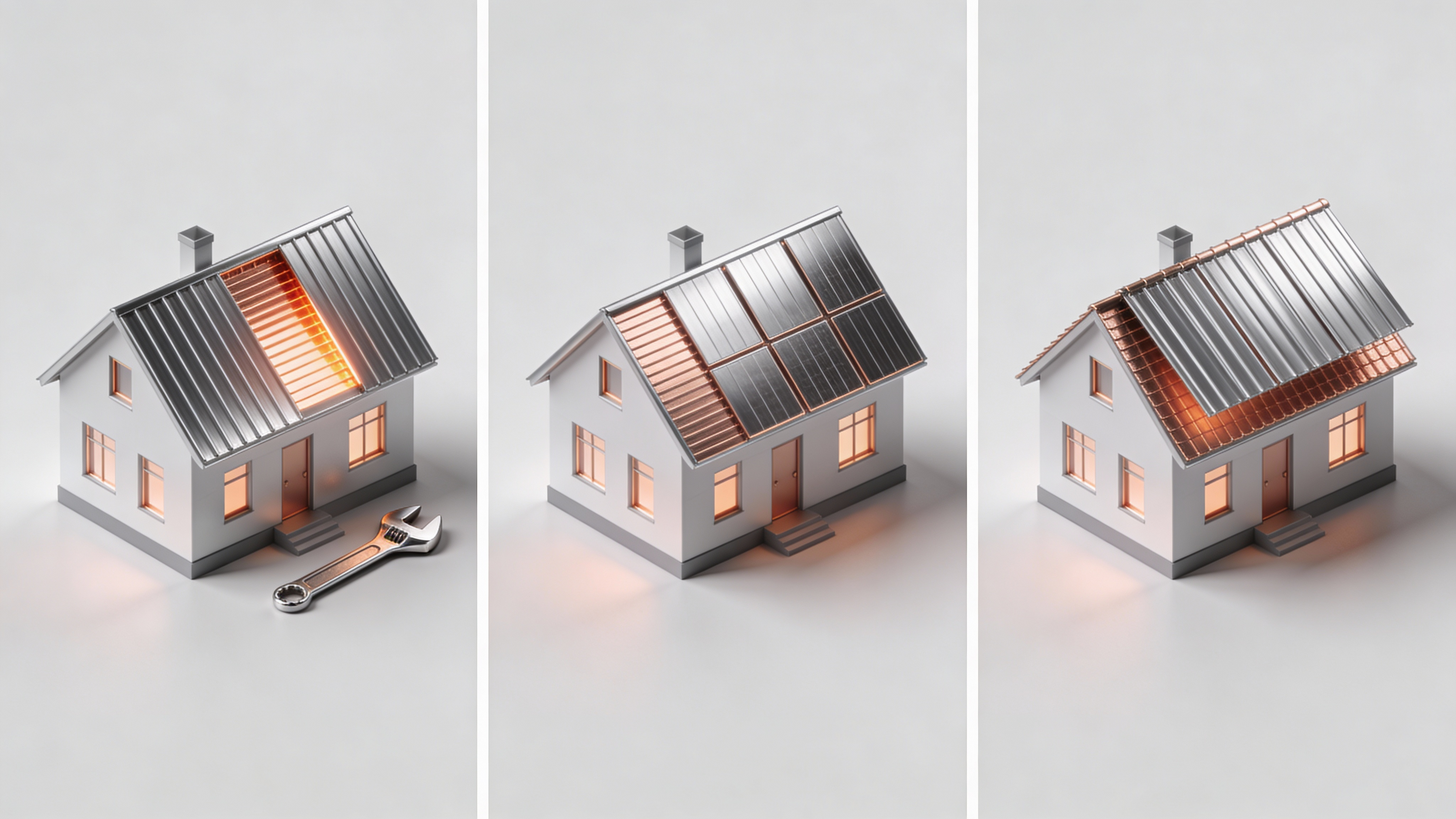 Матрица решений по кровле: ремонт, частичная замена, полная замена