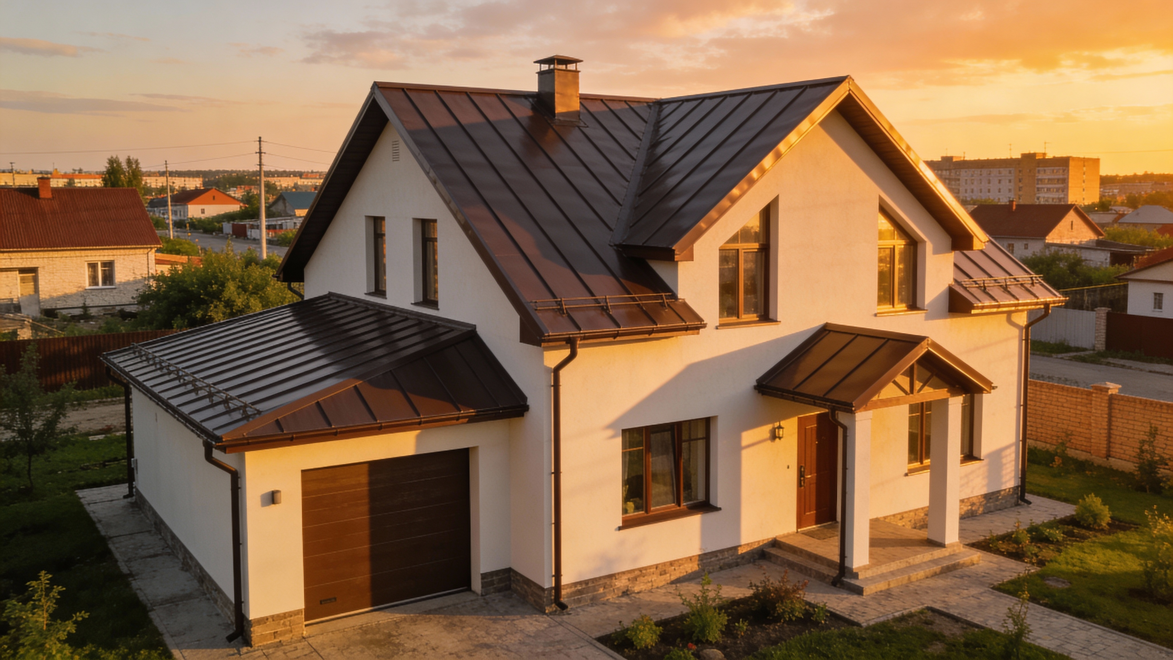 Готовая крыша — ощущение завершения работ